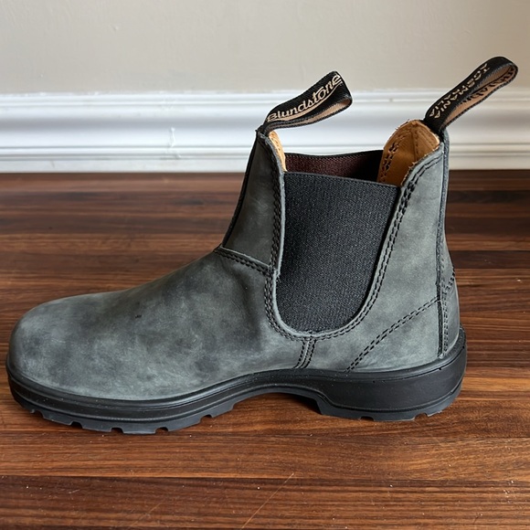 Blundstone Chelsea Boots Unisex AU/UK Size 4 Rustic Black Gray US W7 / US M5 - Picture 7 of 12